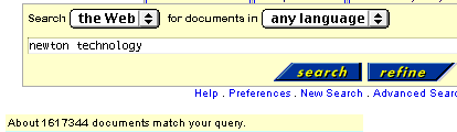 Web search 1